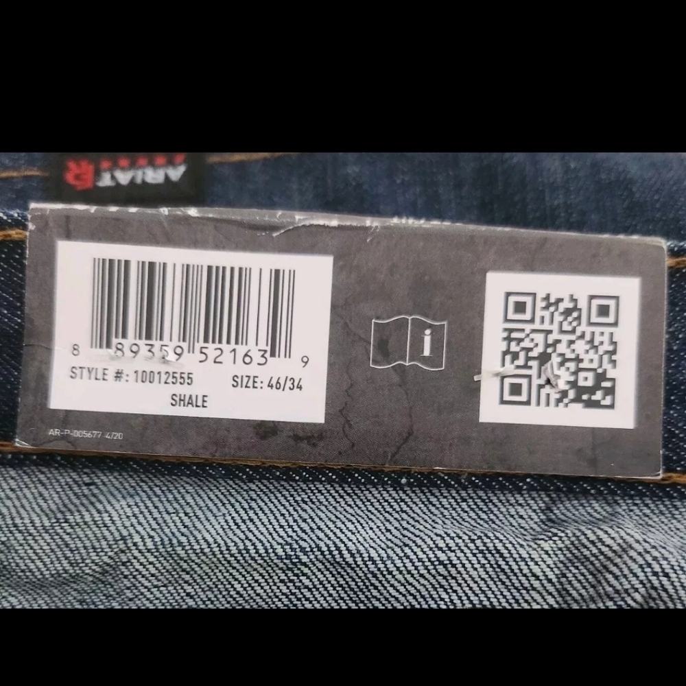 Ariat Work M4 Relaxed Boot Cut FR Flame Resistant Jeans Pants Mens Size 46 34 - Picture 7 of 10